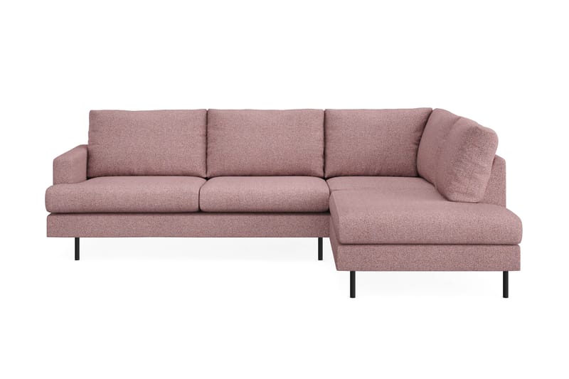 Menard Compact Sofa med Chaiselong 4-sæder - Lilla - Møbler - Sofaer - Sofa med chaiselong