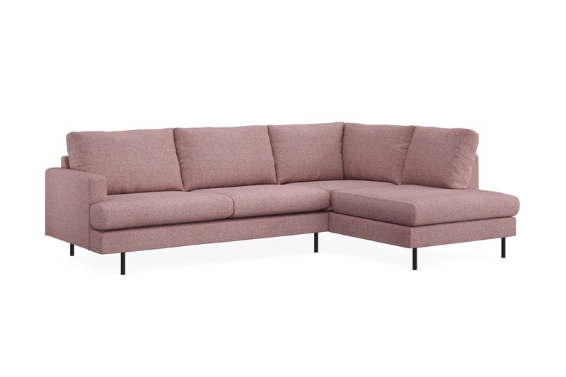 Menard Compact Sofa med Chaiselong 4-sæder - Lilla - Møbler - Sofaer - Sofa med chaiselong