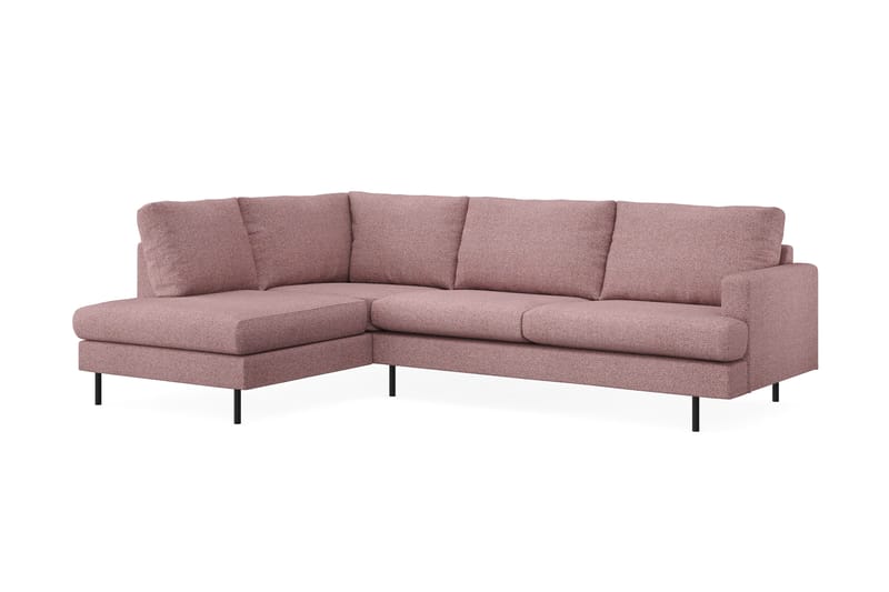 Menard Compact Sofa med Chaiselong 4-sæder - Lilla - Møbler - Sofaer - Sofa med chaiselong