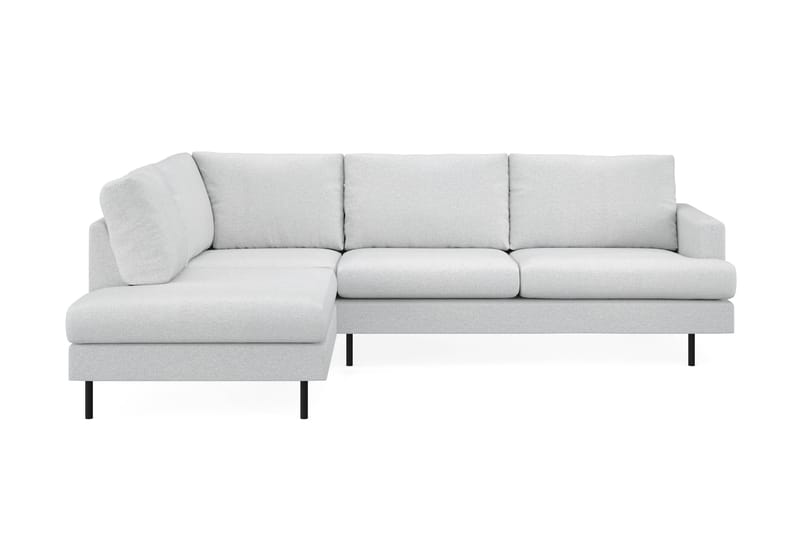 Menard Compact Sofa med Chaiselong 4-sæder - Lysegrå - Møbler - Sofaer - Sofa med chaiselong