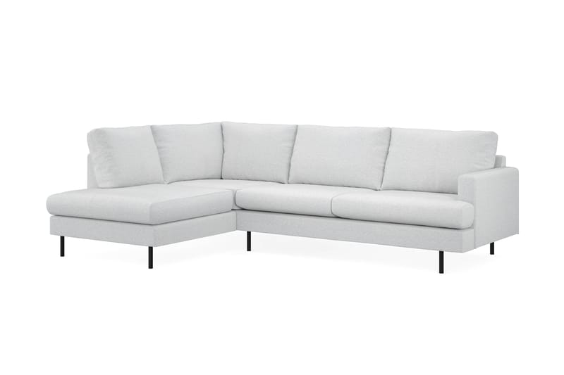 Menard Compact Sofa med Chaiselong 4-sæder - Lysegrå - Møbler - Sofaer - Sofa med chaiselong