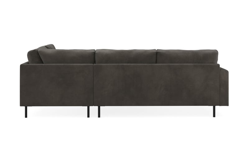 Menard Compact Sofa med Chaiselong 4-sæder - Mørkegrå - Møbler - Sofaer - Sofa med chaiselong