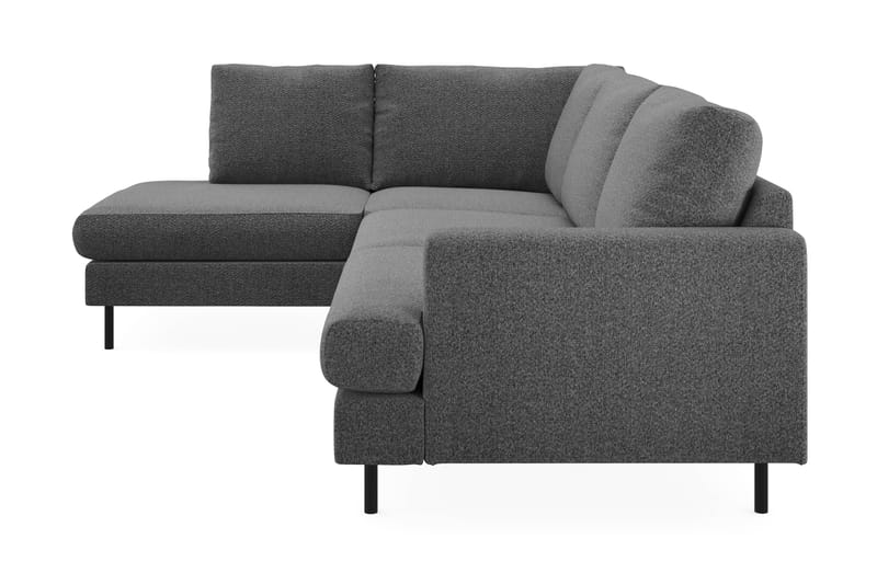 Menard Compact Sofa med Chaiselong 4-sæder - Mørkegrå - Møbler - Sofaer - Sofa med chaiselong