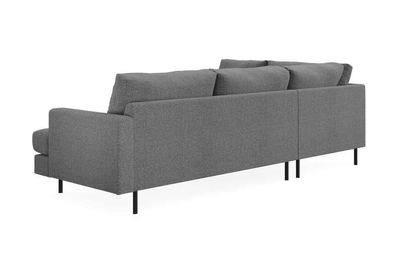 Menard Compact Sofa med Chaiselong 4-sæder - Mørkegrå - Møbler - Sofaer - Sofa med chaiselong