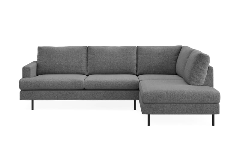 Menard Compact Sofa med Chaiselong 4-sæder - Mørkegrå - Møbler - Sofaer - Sofa med chaiselong