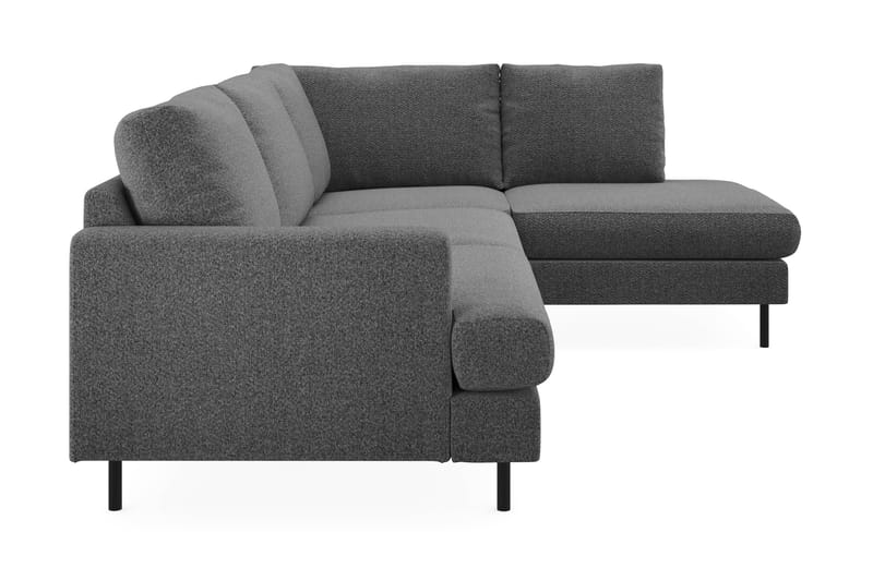 Menard Compact Sofa med Chaiselong 4-sæder - Mørkegrå - Møbler - Sofaer - Sofa med chaiselong