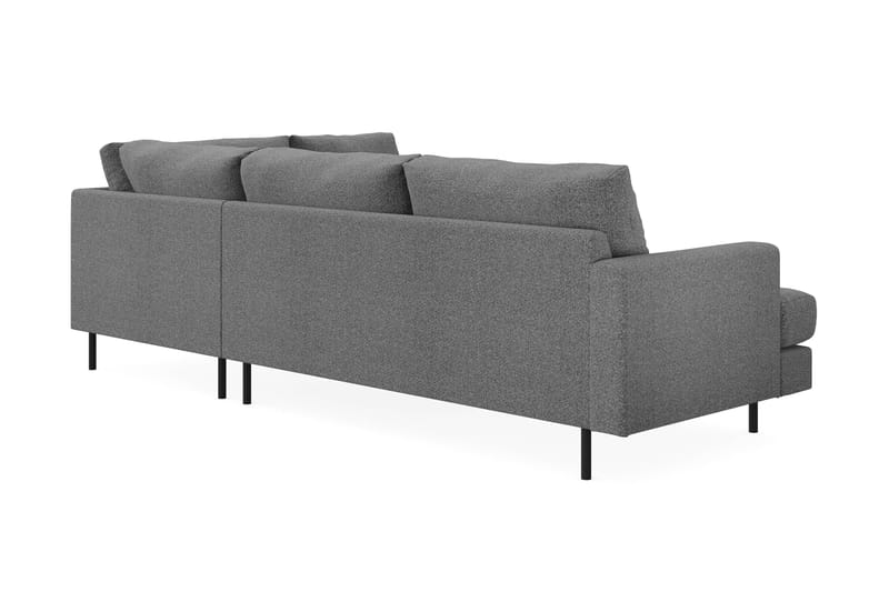 Menard Compact Sofa med Chaiselong 4-sæder - Mørkegrå - Møbler - Sofaer - Sofa med chaiselong