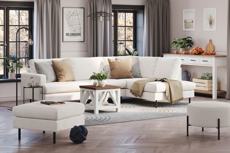 Menard Compact Sofa med Chaiselong 4-personer - Møbler - Sofaer - Sofa med chaiselong