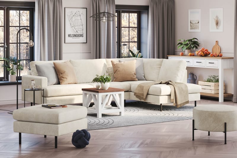 Menard Compact Sofa med Chaiselong 4-personer - Møbler - Sofaer - Sofa med chaiselong