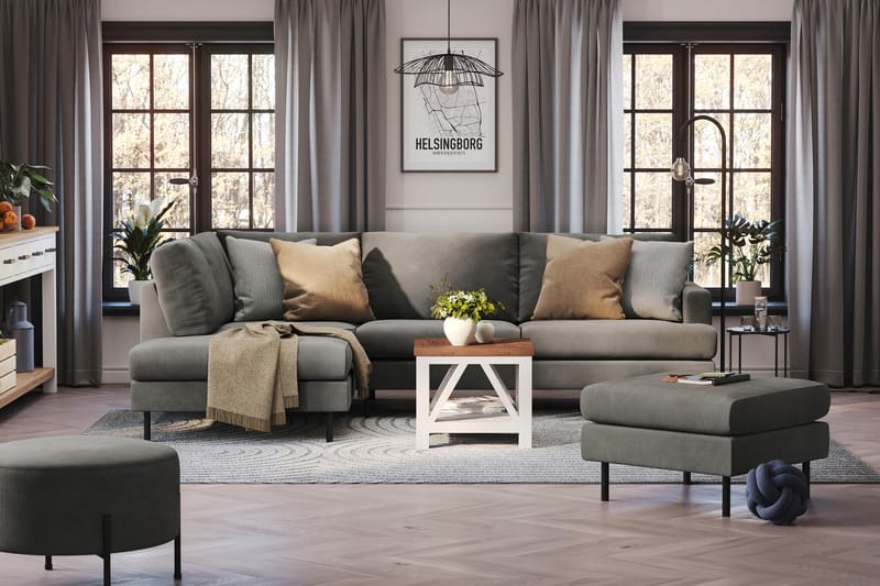 Menard Compact Sofa med Chaiselong 4-personer - Møbler - Sofaer - Sofa med chaiselong