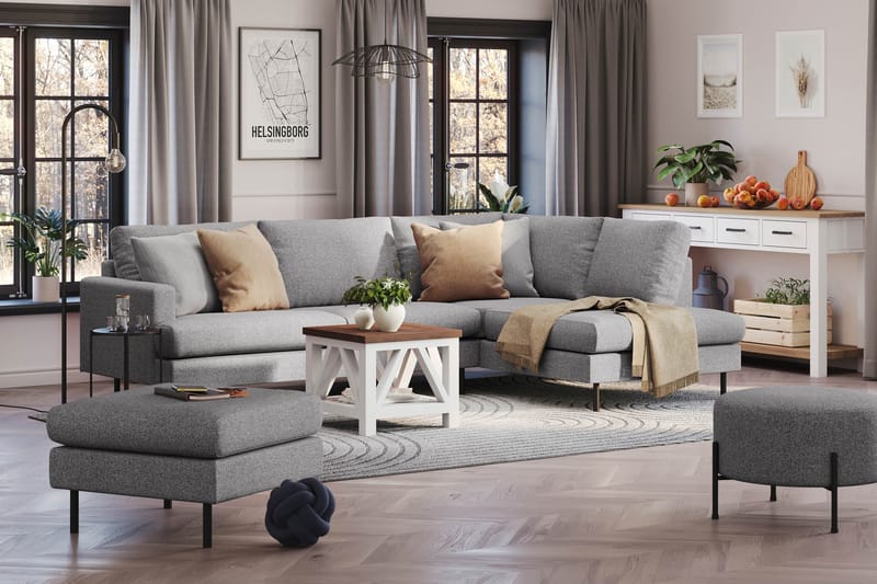 Menard Compact Sofa med Chaiselong 4-personer - Møbler - Sofaer - Sofa med chaiselong