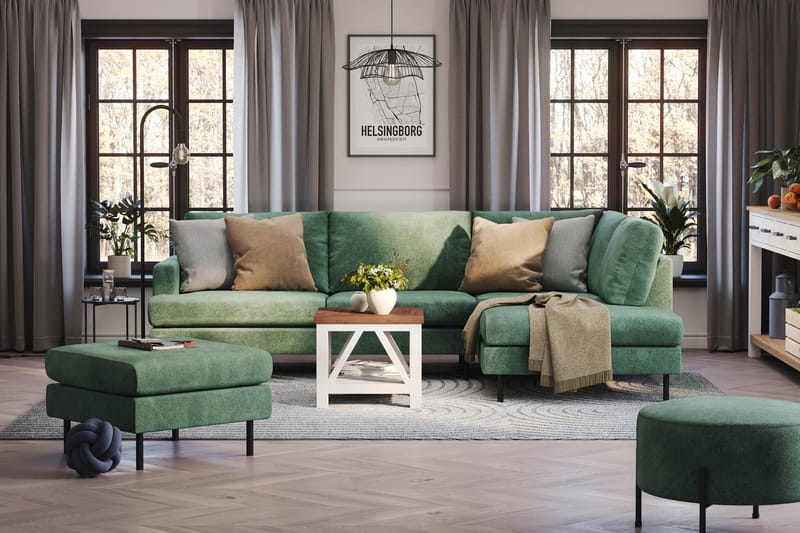 Menard Compact Sofa med Chaiselong 4-personer - Møbler - Sofaer - Sofa med chaiselong