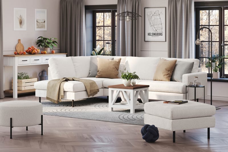 Menard Compact Sofa med Chaiselong 4-personer - Møbler - Sofaer - Sofa med chaiselong