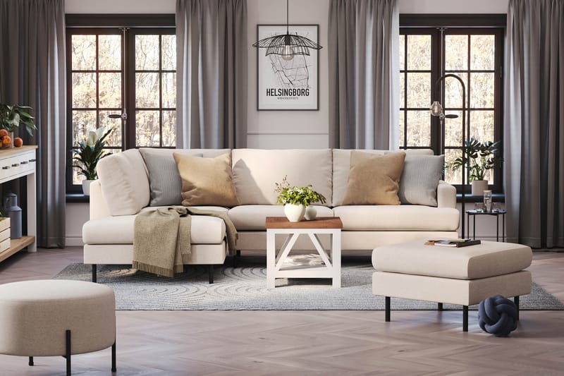 Menard Compact Sofa med Chaiselong 4-personer - Møbler - Sofaer - Sofa med chaiselong