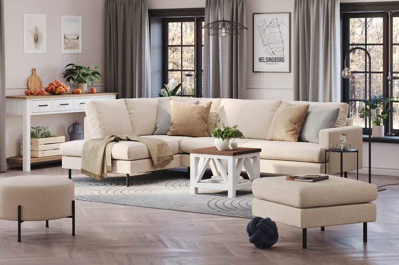 Menard Compact Sofa med Chaiselong 4-personer - Møbler - Sofaer - Sofa med chaiselong