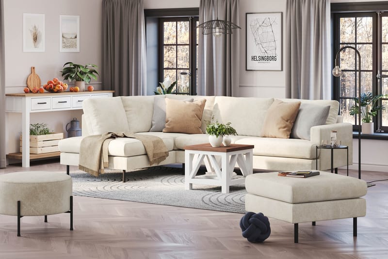 Menard Compact Sofa med Chaiselong 4-personer - Møbler - Sofaer - Sofa med chaiselong