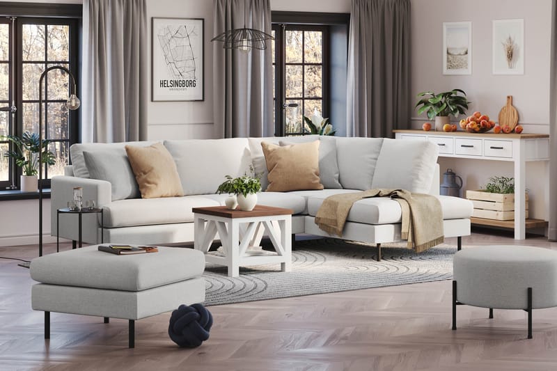 Menard Compact Sofa med Chaiselong 4-personer - Møbler - Sofaer - Sofa med chaiselong