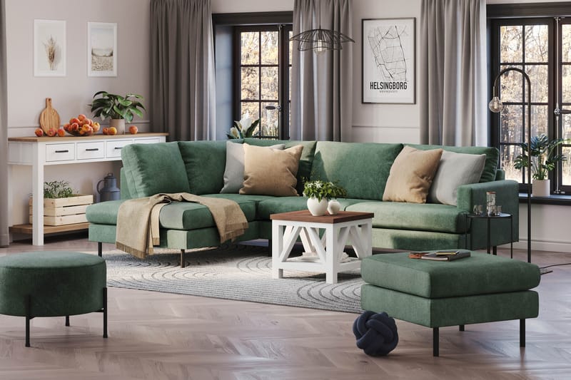 Menard Compact Sofa med Chaiselong 4-personer - Møbler - Sofaer - Sofa med chaiselong