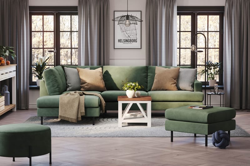 Menard Compact Sofa med Chaiselong 4-personer - Møbler - Sofaer - Sofa med chaiselong