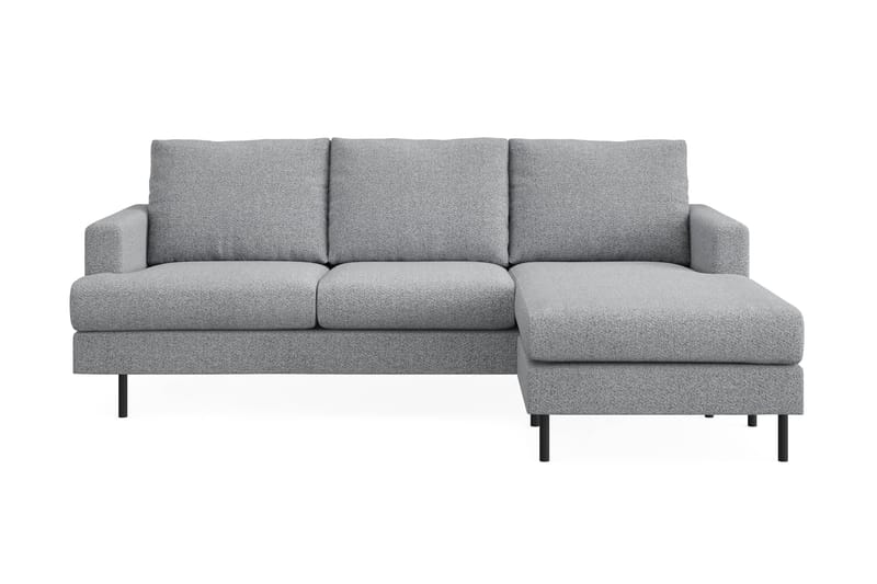 Menard Compact Sofa med Divan 3-sæder - Grå - Møbler - Sofaer - Sofa med chaiselong