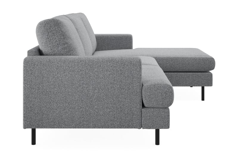 Menard Compact Sofa med Divan 3-sæder - Grå - Møbler - Sofaer - Sofa med chaiselong