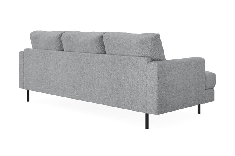 Menard Compact Sofa med Divan 3-sæder - Grå - Møbler - Sofaer - Sofa med chaiselong