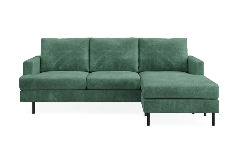 Menard Compact Sofa med Divan 3-sæder - Grøn - Møbler - Sofaer - Sofa med chaiselong