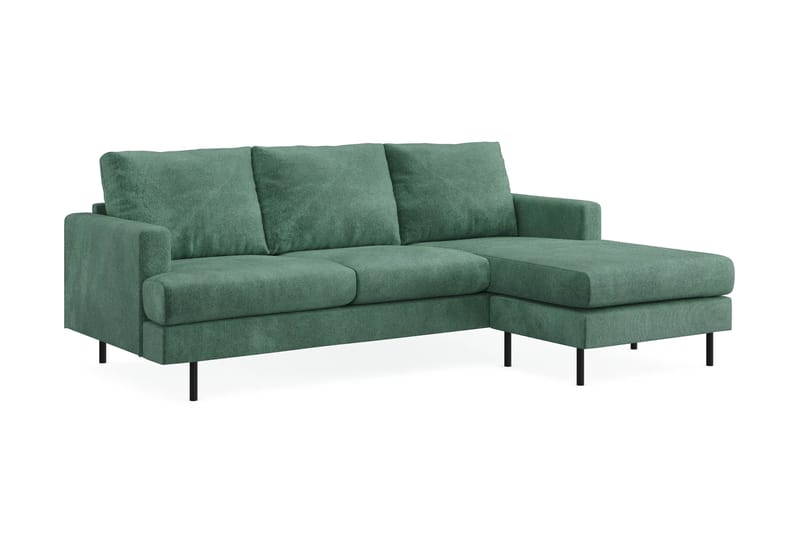 Menard Compact Sofa med Divan 3-sæder - Grøn - Møbler - Sofaer - Sofa med chaiselong