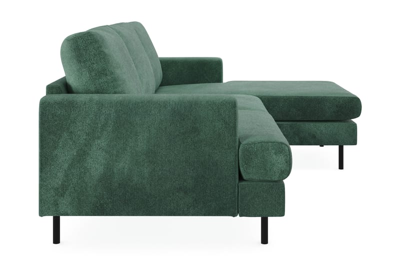 Menard Compact Sofa med Divan 3-sæder - Grøn - Møbler - Sofaer - Sofa med chaiselong