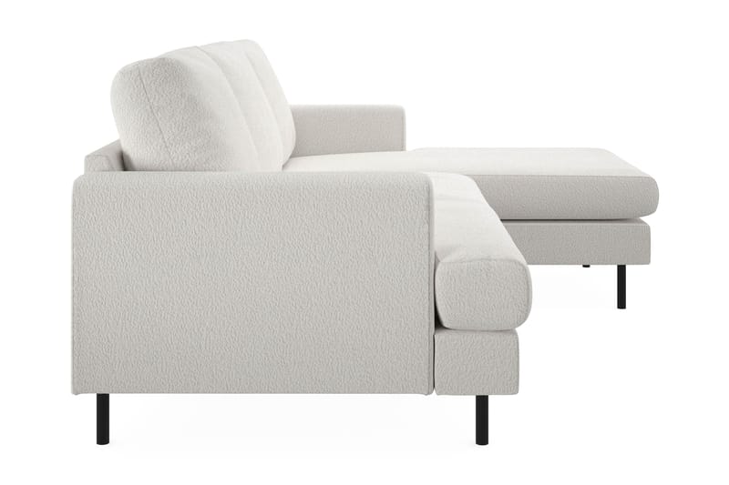 Menard Compact Sofa med Divan 3-sæder - Hvid - Møbler - Sofaer - Sofa med chaiselong