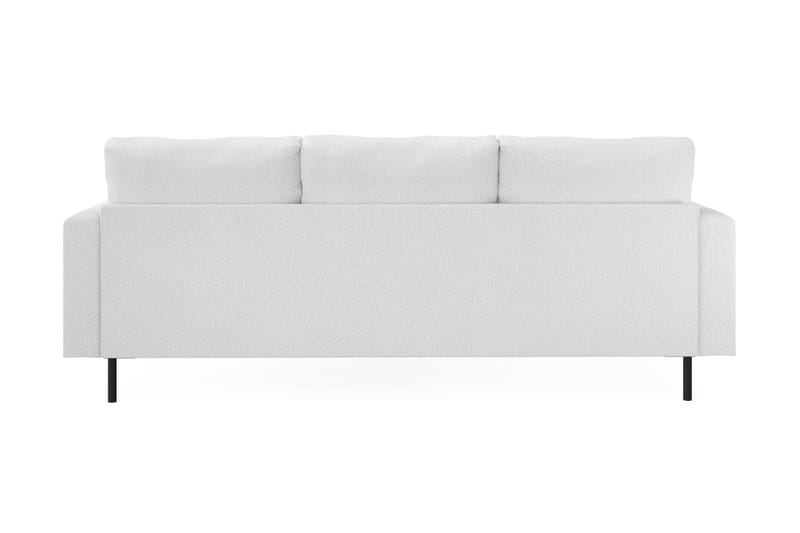 Menard Compact Sofa med Divan 3-sæder - Hvid - Møbler - Sofaer - Sofa med chaiselong