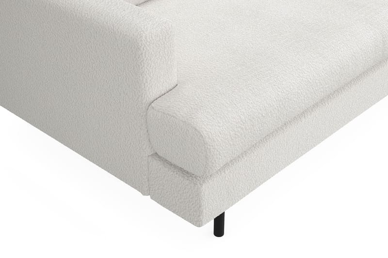 Menard Compact Sofa med Divan 3-sæder - Hvid - Møbler - Sofaer - Sofa med chaiselong