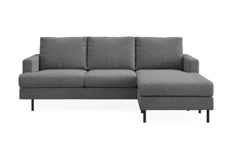 Menard Compact Sofa med Divan 3-sæder - Mørkegrå - Møbler - Sofaer - Sofa med chaiselong