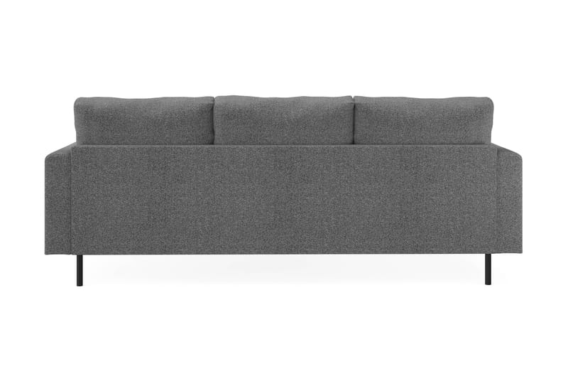 Menard Compact Sofa med Divan 3-sæder - Mørkegrå - Møbler - Sofaer - Sofa med chaiselong