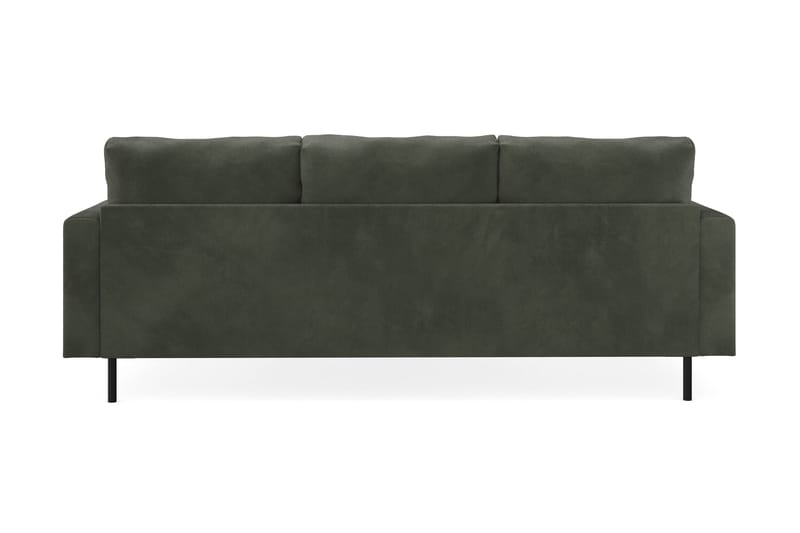 Menard Compact Sofa med Divan 3-sæder - Mørkegrøn - Møbler - Sofaer - Sofa med chaiselong