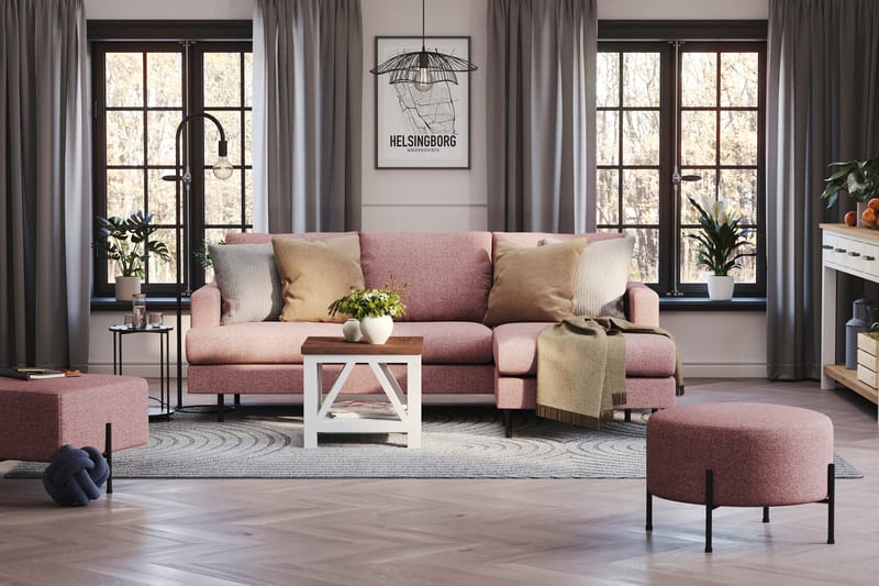 Menard Compact Sofa med Divan 3-personer - Møbler - Sofaer - Sofa med chaiselong