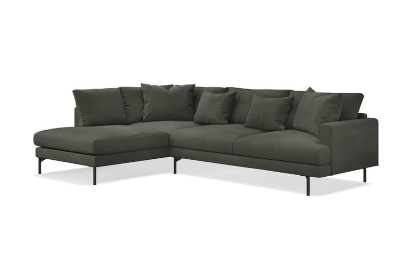 Menard Dyb 4-personers Manchester L Sofa med Chaiselong Venstre - Møbler - Sofaer - Sofa med chaiselong