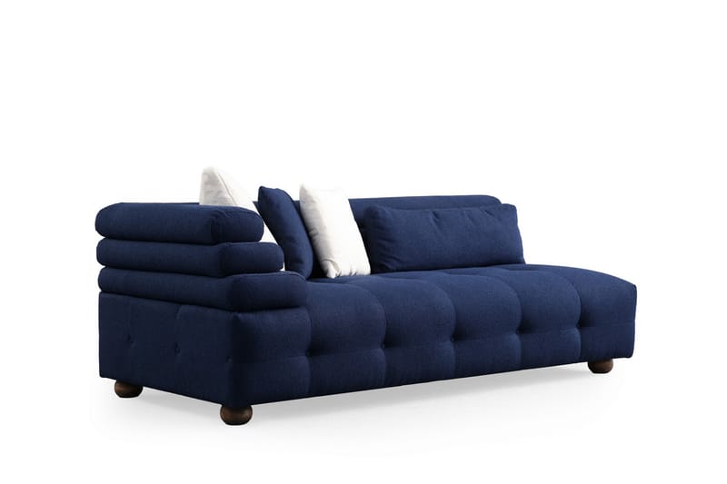 Namarta 4-personers Sofa med Chaiselong - Mørkeblå - Møbler - Sofaer - Sofa med chaiselong