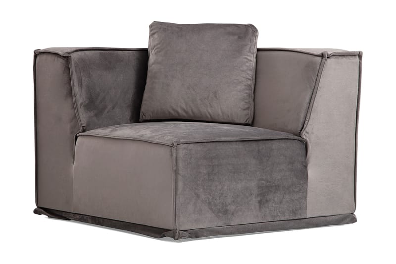 Nightcap Sofa m. Chaiselong 6-Pers. - Grå - Møbler - Sofaer - Sofa med chaiselong