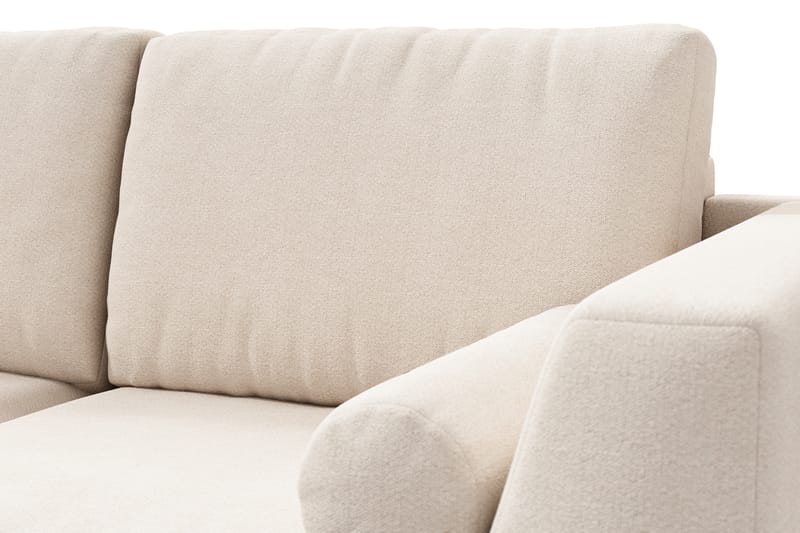 Ocean Luksus 4-personers Lys L-sofa med Chaiselong Venstre - Beige - Møbler - Sofaer - Sofa med chaiselong