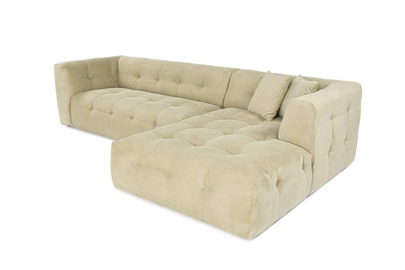 Octavian Sofa med Chaiselong 3-personers - Grøn - Møbler - Sofaer - Sofa med chaiselong