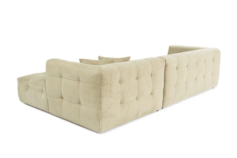 Octavian Sofa med Chaiselong 3-personers - Grøn - Møbler - Sofaer - Sofa med chaiselong