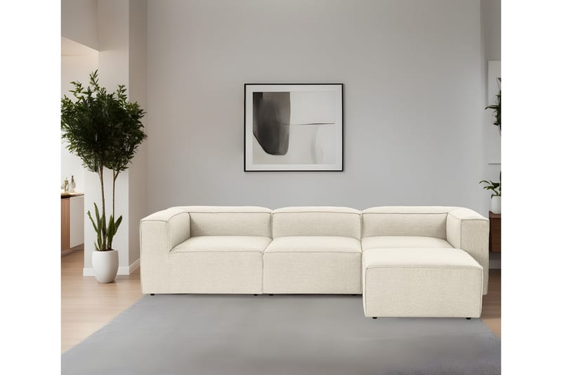 Redlands Sofa med Chaiselong 3-personers - Ecru - Møbler - Sofaer - Sofa med chaiselong