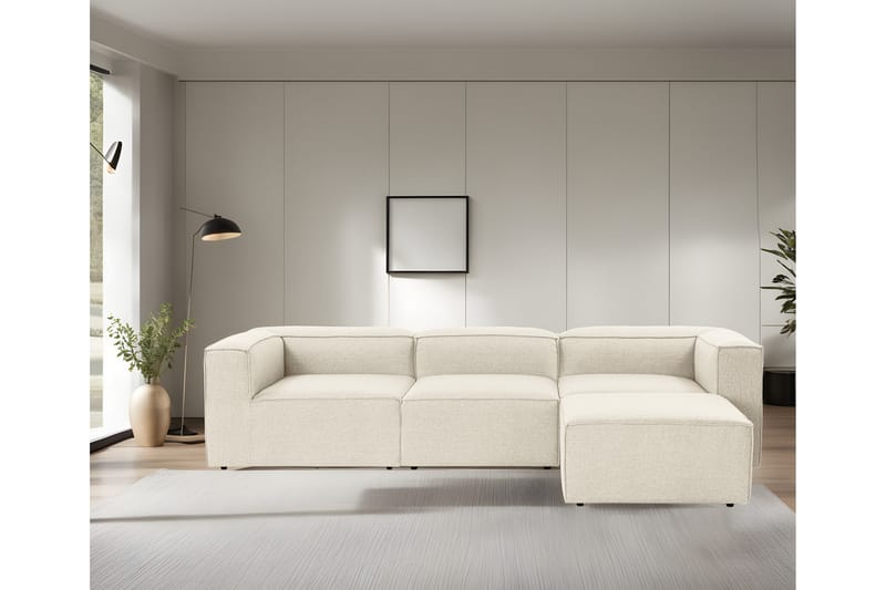 Redlands Sofa med Chaiselong 3-personers - Ecru - Møbler - Sofaer - Sofa med chaiselong