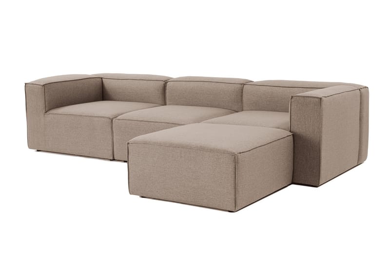 Redlands Sofa med Chaiselong 3-personers - Brun - Møbler - Sofaer - Sofa med chaiselong