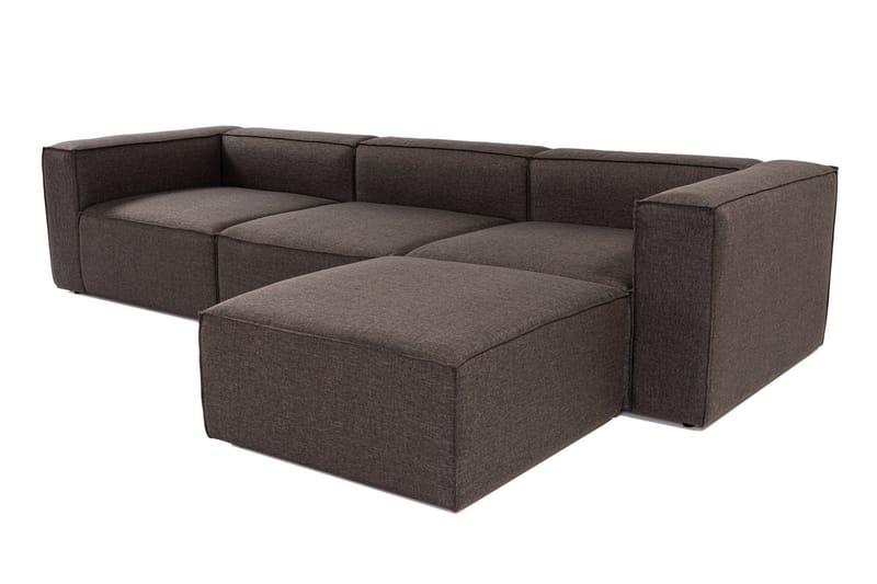 Redlands Sofa med Chaiselong 3-personers - Mørk brun - Møbler - Sofaer - Sofa med chaiselong