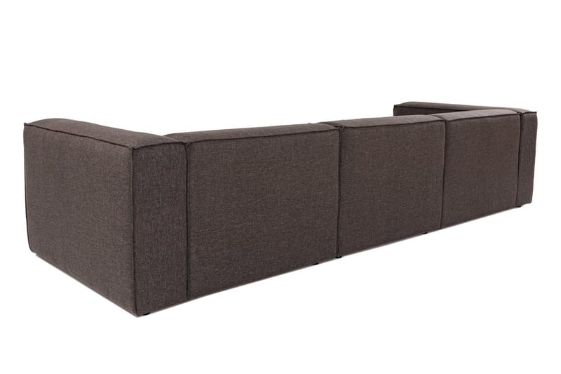 Redlands Sofa med Chaiselong 3-personers - Mørk brun - Møbler - Sofaer - Sofa med chaiselong