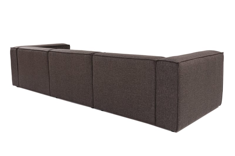 Redlands Sofa med Chaiselong 3-personers - Mørk brun - Møbler - Sofaer - Sofa med chaiselong