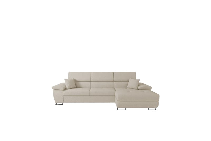 Reginia Sofa med Divan 3-personers - Beige - Møbler - Sofaer - Sofa med chaiselong