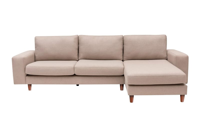 Retzow 4-personers Sofa med Chaiselong - Creme - Møbler - Sofaer - Sofa med chaiselong